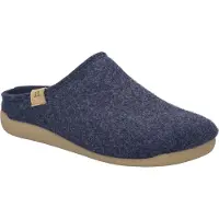 Josef seibel Hausschuh "Carson 02, dunkelblau", Herren, Gr. 45, blau (dunkelblau), Obermaterial: 100% Textilmaterial TEXMAT., Schuhe Hausschuh