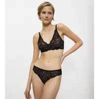 Triumph Bügelloser BH , Damen, Gr. 80, Cup C, schwarz, 70% Polyamid, 30% Elasthan, BHs Bügelloser BH