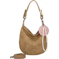 Fritzi aus Preußen Schultertasche Umhängetasche Fritzi Hobo Vintage Shoulder Bag Cracker hellbraun