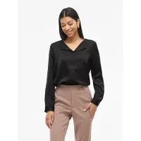 Vila "VIELLETTE V-NECK L/S SATIN SHIRT - NOOS"
