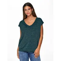Pieces Pcbillo Glitter T-shirt | Blau | S