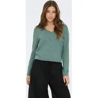 ONLY "ONLLOYAL LIFE LS V-NECK PULLO KNT NOOS" Materialmix