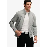 Superdry Sweatshirt "Sweatjacke Essential Logo Track Top", Herren, Gr. 3XL, grau (hellgrau), Obermaterial: 60% Baumwolle CO. 40% Polyester PES., Sweatshirts Sweatshirt