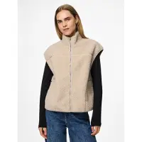 Pieces "PCSADIA TEDDY VEST NOOS BC" Kunstfaser