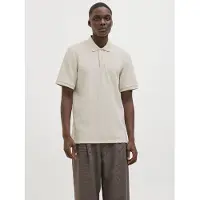 Jack & Jones "JJEAUSTIN POLO SS NOOS" Materialmix, regular fit