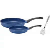 GSW "Rainbow" Aluminiumguss Set, 1x Bratpfanne Ø 20 cm, 1x Bratpfanne Ø 28 cm, 3 Stk. tlg. Induktion