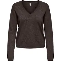 ONLY "ONLLOYAL LIFE LS V-NECK PULLO KNT NOOS" Materialmix