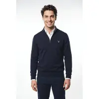 Gant "CLASSIC COTTON HALF ZIP" Regular fit mit Troyerkragen