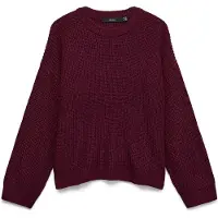 Vero Moda "VMLEA LS O-NECK PULLOVER NOOS" Kunstfaser