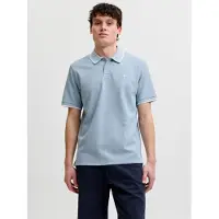 Jack & Jones "JJEAUSTIN POLO SS NOOS" Materialmix, regular fit