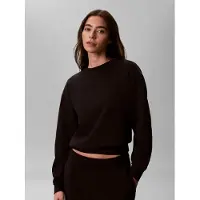 Calvin Klein Jeans "RELAXED MONOGRAM FRENCH TERRY", Relaxed fit mit Rundhalsausschnitt