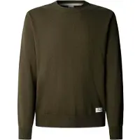 Pepe Jeans für Herren. PM7000106 Andre Crew Pullover grün (XXL), Lässig, Baumwolle