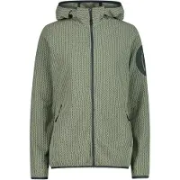 CMP Woman Fleece Fleece Jacket FIX Hood green tea (E624) 34