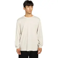 Element Longtop "Lowcase Pigment", Herren, Gr. L, beige (oat milk), Obermaterial: 100% Baumwolle., Tops Longtop