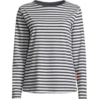 Salzhaut Sweatshirt "Sweatshirt KANT - RINGEL", Damen, Gr. L, blau (navy sanftes weiß), Obermaterial: 100% Baumwolle CO., Sweatshirts Sweatshirt
