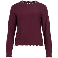 Vila Vitegni Rundhals Strickpullover