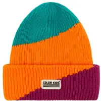Color Kids - Kid's Beanie - Mütze Gr 56 cm orange
