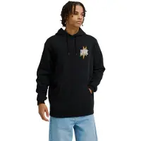 Dc-shoes Hoodie "DC Huge Starz", Herren, Gr. L, schwarz, Obermaterial: 55% Baumwolle, 25% Baumwolle, 20% Polyester., Sweatshirts Hoodie