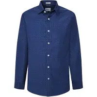 Pepe Jeans für Herren. PM308715 Morey blaues Hemd (L), Lässig, Baumwolle, Langarm