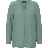 Goldner "Elegantes Chiffonshirt mit Jersey-Details" Schlitz