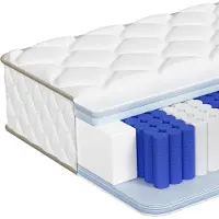 Hiazurm Matratze 80x200 cm, 7-Zonen Federkernmatratze mit Spannbettlaken, Höhe 22cm, H3, Taschenfederkernmatratze, Premium Taschenfederkern