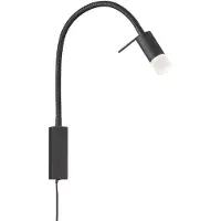 FISCHER&HONSEL GMBH LED-Wandlampe Seng, flexibler Arm, mit Diffusor