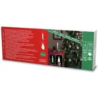 Dripio Weihnachtsbaumbeleuchtung, 12 LEDs, batteriebetrieben, warmweiß