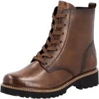 Remonte , Blockabsatz, Schnürstiefelette im Used Look
