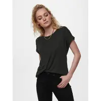 ONLY "ONLMOSTER – T-Shirt mit melierter Optik und elastischem Material" meliert, casual, lässig geschnitten, Viskosemischung, Rundhals