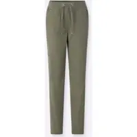 Casual Looks Schlupfhose , Damen, Gr. 23, Kurzgrößen, grün (khaki), 98% Baumwolle, 2% Elasthan, unifarben, Hosen Schlupfhose
