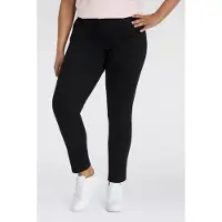 Kjbrand 5-Pocket-Jeans "Hose Fanni Skinny", Damen, Gr. 42, N-Gr, schwarz, Denim/Jeans, Obermaterial: 87% Baumwolle, 11% Polyester, 2% Elasthan, eng, Jeans 5-Pocket-Jeans, ideal für schlanke Beine
