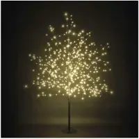 Emos LED-beleuchteter Baum, 120 cm, für den Innen- und Außenbereich, warmweiß, mit Zeitschaltuhr DCTW30 1550000187