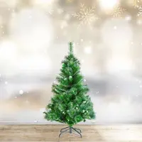 HomeShopXL Künstlicher Weihnachtsbaum - 210 cm - aus PVC - mit Schneeoptik