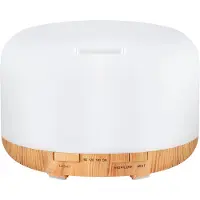 Activeshop Aroma Diffusor Spa Luftbefeuchter 03 Light Wood 500 ml + Timer