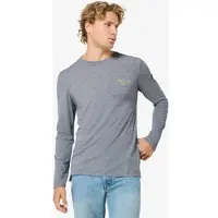Super.natural M Apres Ski LS cashmere grey melange/various (35G) XL