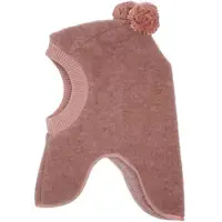 Maximo Wollfleece-Schlupfmütze mit Bommel, rosa, 53