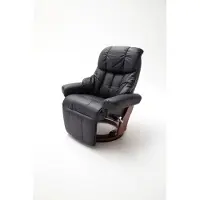 Generique Furniture Relaxsessel Calgary 6 Schwarz; 90 cmx84-166 cmx105 cm, 64021SK5