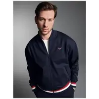 Trigema Sweatjacke "Collegejacke mit kontrastfarbigen Elementen" 1 Stk.