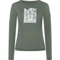 Super.natural W Triple Ski LS eucalyptus/various (18J) S