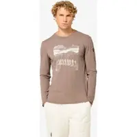 Super.natural M Snow Trail Escape LS mountain trail/f. white/mountain trail (39J) XL