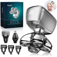 Kensen Glatzen Rasierer Herren, 5 In 1 Kopfrasierer Wasserdicht Head Shaver Men