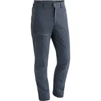 Maier Sports Outdoorhose "Nil Wool", Herren, Gr. 24, Kurzgrößen, grau, 85% Polyamid, 15% Elasthan, Hosen Outdoorhose, Herren Winter Wanderhose, Funktionshose mit Wollwattierung