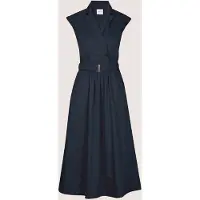 MADELEINE "Wickelkleid Sommerkleid mit Gürtel" Eingrifftasche Reverskragen im Wickelstil