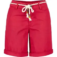 Alife & Kickin Shorts , Damen, Gr. L, Normalgrößen, rot (fuchsia), 95% Baumwolle, 5% Elasthan, Hosen Shorts, leichte Kurzhose aus Baumwoll-Materialmix mit Regular Fit