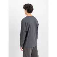 Alpha industries Longsleeve "Studio Edition Longsleeve", Herren, Gr. M, grau (vintage grau), Obermaterial: 100% Baumwolle, Shirts Longsleeve
