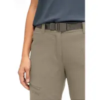 Maier Sports Outdoorhose "Lulaka Winter", Damen, Gr. 34, Normalgrößen, beige (dunkelbeige), 90% Polyamid, 10% Elasthan, Hosen Outdoorhose, Damen Winter Wanderhose, Funktionshose mit Netzinnenfutter