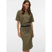 Vero Moda "VMMOLLY SS OVERSIZE CALF DRESS NOOS" Baumwolle, regular fit