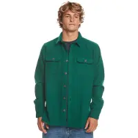 Quiksilver Langarmhemd "Salterhill", Herren, Gr. XS, grün (grüner pastures), Obermaterial: 57% Wolle, 25% Polyester, 13% Modacryl, 5% Nylon., Hemden Langarmhemd