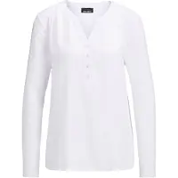 Goldner "Elegante Viskosebluse mit V-Ausschnitt" Knopfleiste