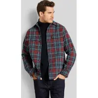 Bugatti Langarmhemd "Overshirt", Herren, Gr. S, Normalgrößen, grün (flaschengrün), 100% Baumwolle, kariert, regular fit, 1-Knopf-Manschette, Hemden Langarmhemd, mit Karomuster